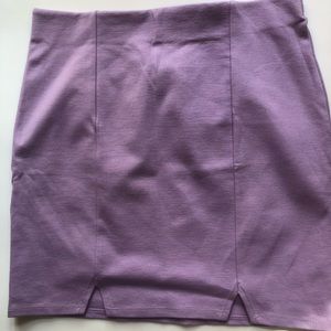 lavender mini skirt